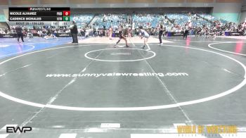 106 lbs Consi Of 8 #1 - Nicole Alvarez, Predators Wrestling Club vs Cadence Morales, 10th Planet Grants Pass,OR