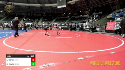 77 lbs Consolation - Lynkin Carter, Threestyle vs Audrey Deeter, Sanderson Wrestling Academy