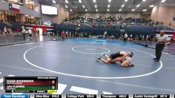 150 lbs 9th Place Match - Shane Bookbinder, Dripping Springs vs Levi Fleming, Rockwall