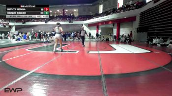 155 lbs Rr Rnd 2 - Jakoiya Medina, Westmoore High School Girls vs Kinslee Collier, Edmond North Girls
