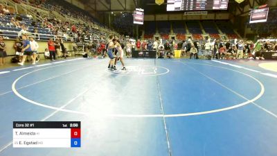 113 lbs Cons 32 #1 - Troy Almeida, HI vs Erik Egstad, MO