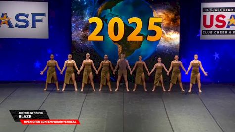 Adrenaline Studio - BLAZE [2025 Open Open Contemporary/Lyrical Semis] 2025 The Dance Worlds