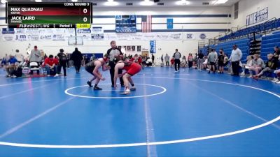 190 lbs Cons. Round 3 - Max Quadnau, Kiefer vs Jack Laird, Pawnee