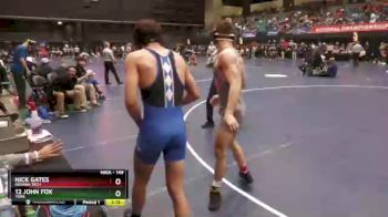 149 lbs Champ. Round 2 - Nick Gates, Indiana Tech vs 12 John Fox, York