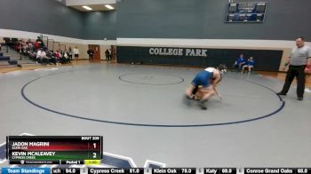 126 lbs Round 5 - Kevin McAleavey, Cypress Creek vs Jadon Magrini, Klein Oak