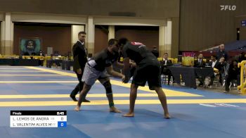 LEONARDO LEMOS DE ANDRADE vs LUCAS VALENTIM ALVES MONTALVÃO 2024 Pan IBJJF Jiu-Jitsu No-Gi Championship