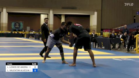 LEONARDO LEMOS DE ANDRADE vs LUCAS VALENTIM ALVES MONTALVÃO 2024 Pan IBJJF Jiu-Jitsu No-Gi Championship
