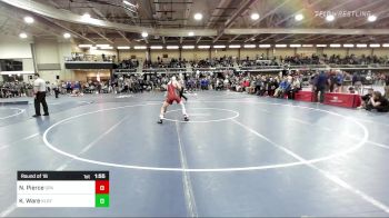 126 lbs Round Of 16 - Nick Pierce, Spaulding-VT vs Kaden Ware, Killingly
