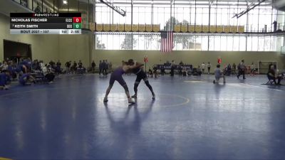 157 lbs Quarterfinal - Nicholas Fischer, Ellsworth CC vs Keith Smith, Southeast Community College