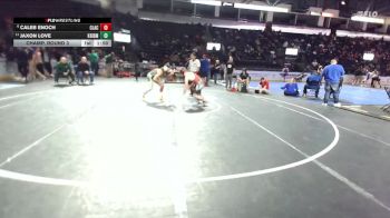 120 lbs Champ. Round 3 - Jaxon Love, Kentridge vs Caleb Enoch, Clackamas