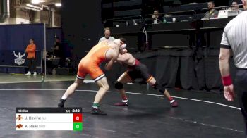 184 lbs Consi Of 4 - Joel Devine, Iowa State vs Kyle Haas, Oklahoma State