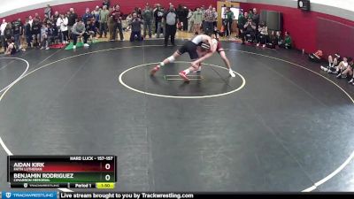 157-157 lbs Semifinal - Aidan Kirk, Faith Lutheran vs Benjamin Rodriguez, Cimarron Memorial