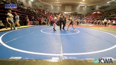 67 lbs Consolation - Dallas Williams, Barnsdall Youth Wrestling vs Jax Patten, Bristow Youth Wrestling