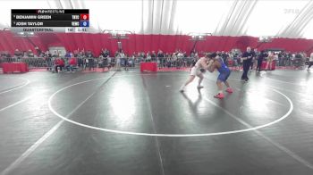 215 lbs Quarterfinal - Benjamin Green, Team Nazar Training Center vs Josh Taylor, Valley Elite Wrestling Club