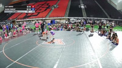 75 lbs Lily Soito, California 14U Girls vs Sadie Sweat, Montana 14U Girls
