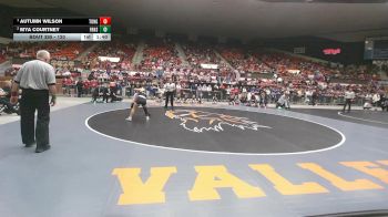 120 lbs 1st Place Match - Autumn Wilson, Tonganoxie HS vs Mya Courtney, Frontenac HS