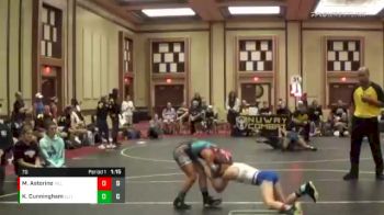 70 lbs Round 2 (8 Team) - McKenzie Astorino, Misfits Lucky Ladies vs Keira Cunningham, Elite Wrestling