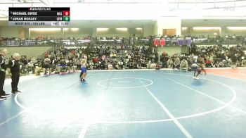 120 lbs Semifinal - Michael Ortiz, Hall vs Lukas Boxley, Ledyard