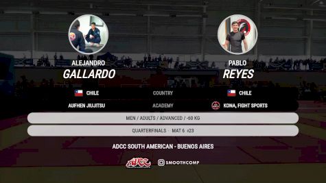 Alejandro Gallardo vs Pablo Reyes 2025 ADCC South American Championship