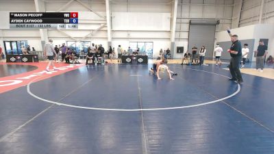 132 lbs Cons. Sub-quarters - Mason Pecoff, Vacaville Wrestling Club vs Ayden Caywood, Team Idaho