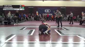 126 lbs Quarterfinal - Keaton Henry, Crestwood, Cresco vs Cade Happel, Lisbon