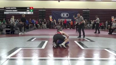 126 lbs Quarterfinal - Keaton Henry, Crestwood, Cresco vs Cade Happel, Lisbon