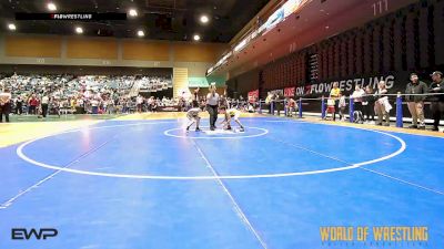 61 lbs Quarterfinal - Adam Rasmussen, Roundtree Wrestling Academy vs Declan Broad, Greenwave Youth Wrestling Club