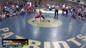 64 lbs Quarterfinal - Julian(The Punisher) Lawrence, RED WAVE WC vs Steven Cole, Pacfic Edge Wrestling