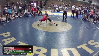 64 lbs Quarterfinal - Julian(The Punisher) Lawrence, RED WAVE WC vs Steven Cole, Pacfic Edge Wrestling