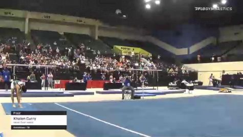 Khalen Curry - Floor, Head Over Heels - 2021 USA Gymnastics Development Program National Championships