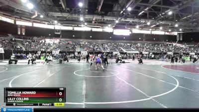 138 lbs Cons. Round 5 - Lilly Collins, Baker/Powder vs Tomillia Howard, Bend Senior