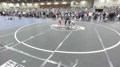 53 lbs Quarterfinal - Jack Smith, Redwave WC vs Lyncoln Ritz, Fallon Outlaws WC