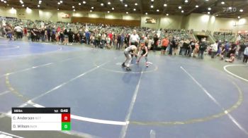89 lbs Consi Of 8 #1 - Conner Anderson, No Team vs Dominic Wilson, Buckaroo WC