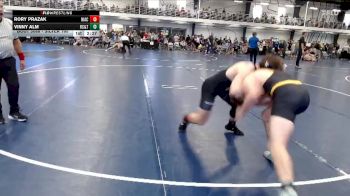 Silver 165 lbs Champ. Round 2 - Vinny Alm, Rochester Community & Tech. College vs Rory Prazak, North Iowa Area Community College