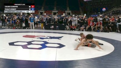 126 lbs Cons. Rd Of 128 - Caleb Clemans, Washington vs Philip Streff, Nebraska