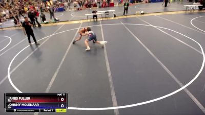 135 lbs Round 2 - James Fuller, MN vs Johnny Molenaar, MN