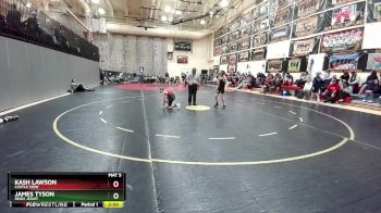 84-95 lbs Round 3 - Kash Lawson, Castle View vs James Tyson, Regis Jesuit