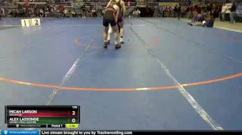 170 lbs Champ. Round 1 - Micah Larson, Williston vs Alex Lassonde, Grand Forks Central