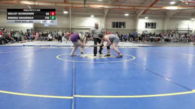 190 lbs Cons. Round 3 - Brenna Grassman, Eaton High School vs Holley Schroeder, Gibsonburg High School