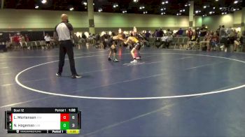 120 lbs Round 4 (6 Team) - Luke Mortensen, Minot Young Guns vs Nicholas Hageman, Westerville North