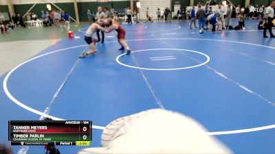 184 lbs Cons. Semi - Timber Parlin, Colorado School Of Mines vs Tanner Meyers, Northern State