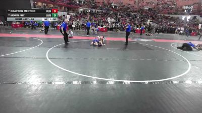 95 lbs 1st Place Match - Monti Fry, Glenwood City vs Grayson Mentink, Askren Wrestling Academy