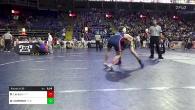 105 lbs Round Of 32 - Brigham Larson, Central Dauphin vs David Stahlman, Iroquois