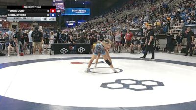 110 lbs Cons. Rd Of 32 - Julia Duro, New York vs Kirra Streng, Ohio