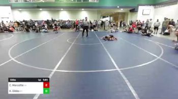 55 lbs Quarterfinal - Cael Marcotte, CA vs Kaden Gibbs, OH