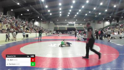 69 lbs Round Of 16 - Slade Bell, Woodland Wrestling vs Jack Carlson, Georgia