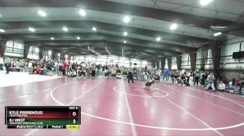 52 lbs Cons. Semi - Kyle Perrenoud, Team Prestige vs Ej West, Shootbox Wrestling Club