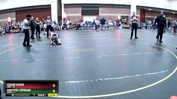 75 lbs Round 4 (6 Team) - Chase Davis, Ares vs Weston Cipriani, SHWA