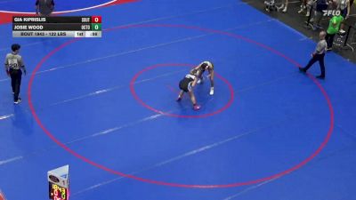 122 lbs Consi Of 8 #2 - Gia Kiprislis, Southern Lehigh vs Josie Wood, Octorara