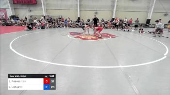 110 lbs Rr Rnd 1 - Lucas Reeves, The Hunt Wrestling Club vs Lucas Schulz, Team Ohio